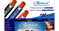 Desktop Screenshot of euroluzperu.net